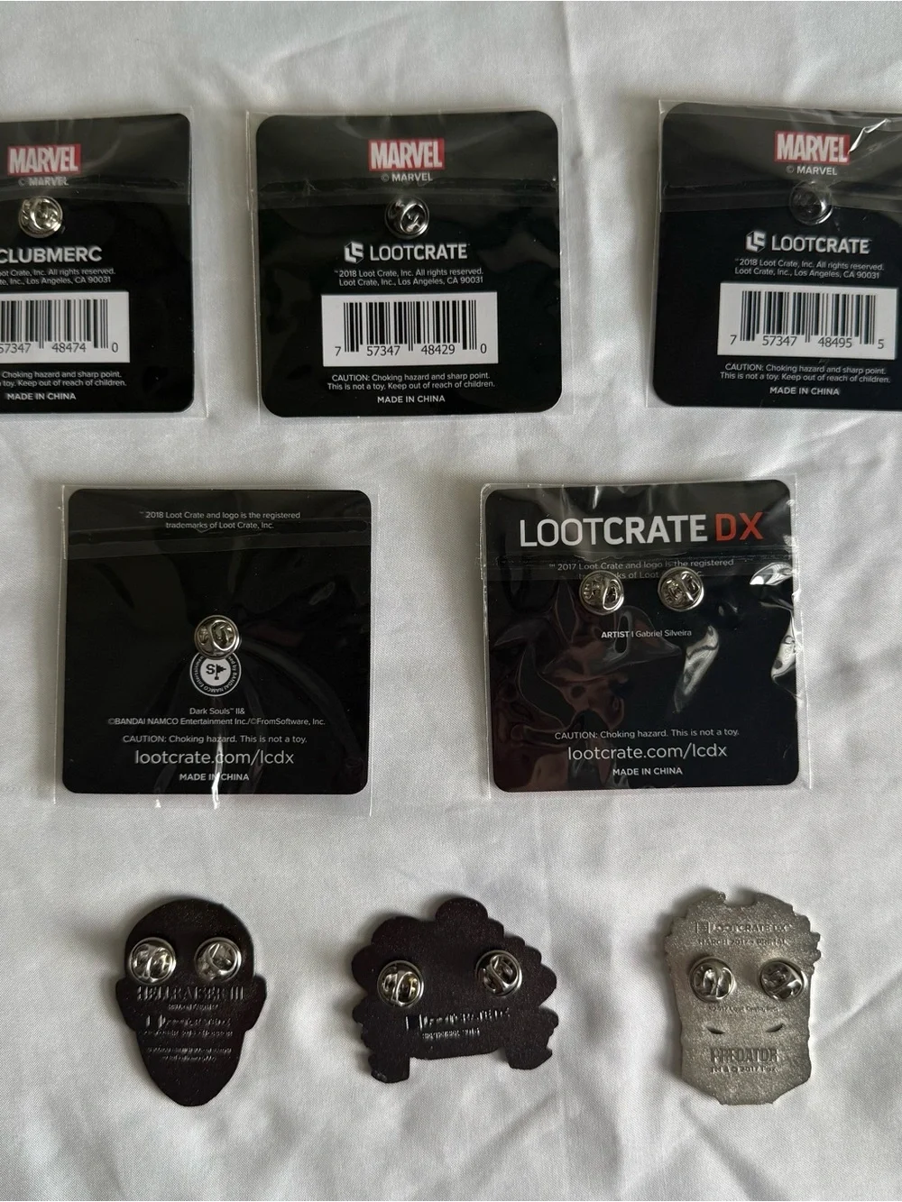 Geek & Gaming Collectible Enamel Pin Bundle (8 Pieces)